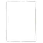 Display Bezel  - White for iPad 3 iPad 4 White