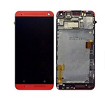 LCD&Frame for HTC One M8 Red