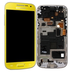 LCD&Touch&Frame  for Samsung S4 Mini I9195 Yellow