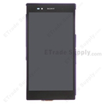 LCD&Touch&Frame for Sony Xperia Z Ultra XL39h  Purple