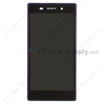 LCD&Touch&Frame for Sony Xperia Z1 L39h  Purple