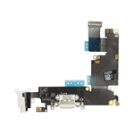 Lightning Connector&Headphone Jack Flex for iPhone 6 Plus White