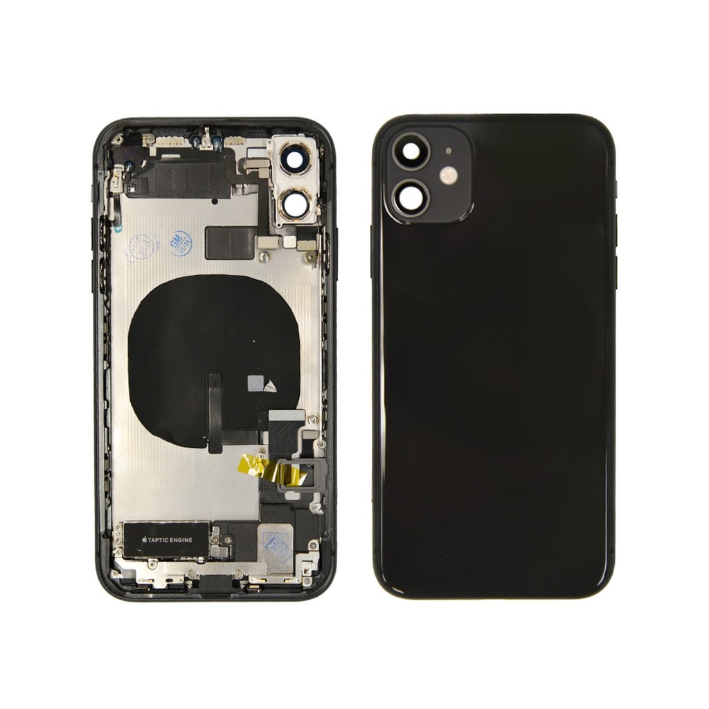 Tapa trasera con lente de cámara para Honor Magic 5 Lite, Negro