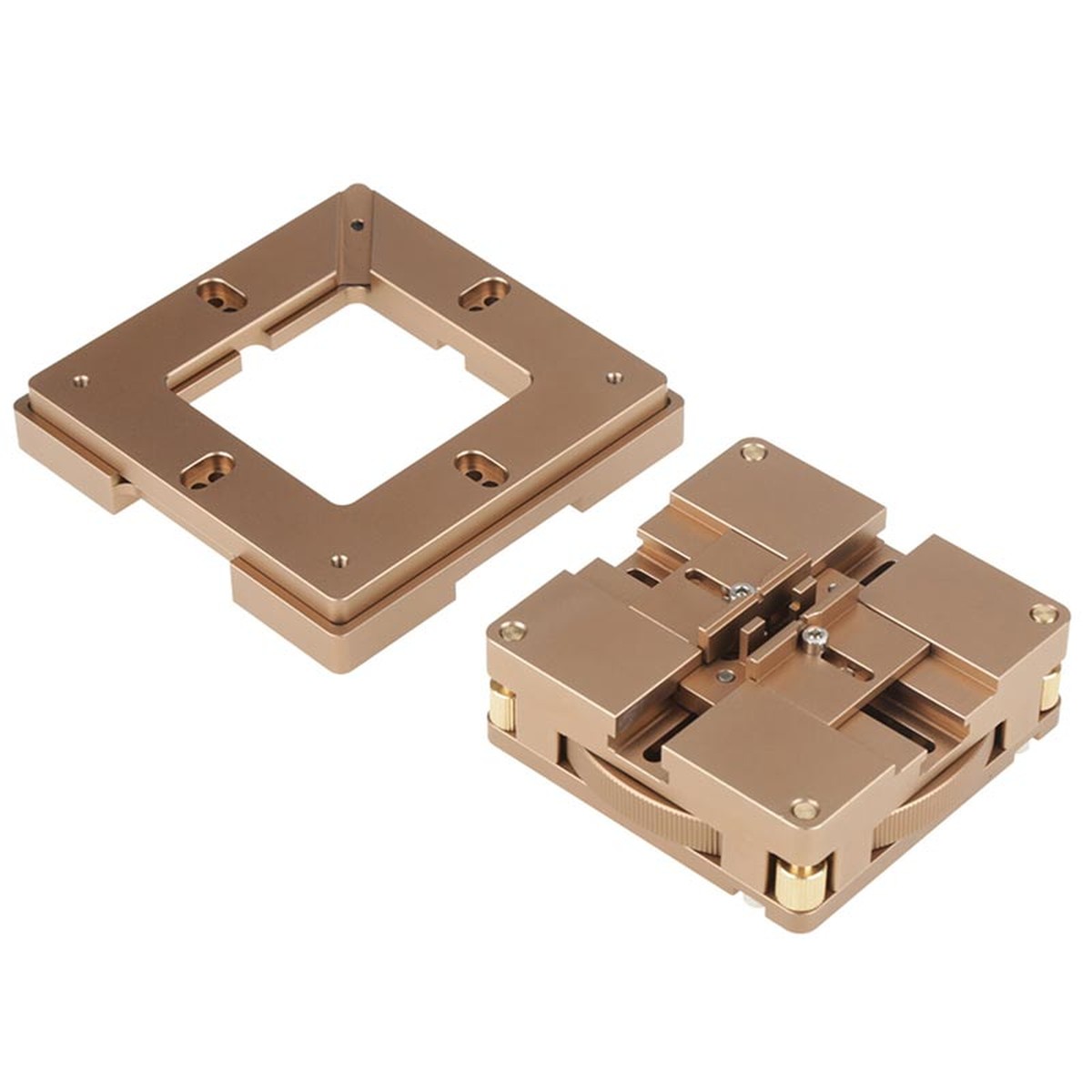 Estación de soldadura y reballing BGA 2UUL 80mm / 90mm con bloqueo automático posicionamiento preciso / ajuste multiposición con 4pcs plantillas universales — imagen 3