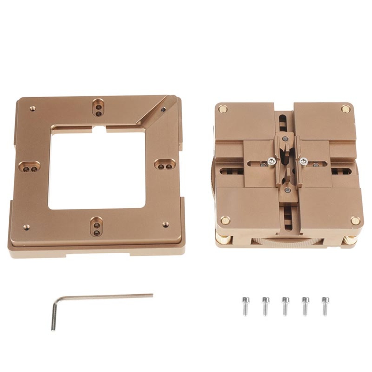 Estación de soldadura y reballing BGA 2UUL 80mm / 90mm con bloqueo automático posicionamiento preciso / ajuste multiposición con 4pcs plantillas universales — imagen 7