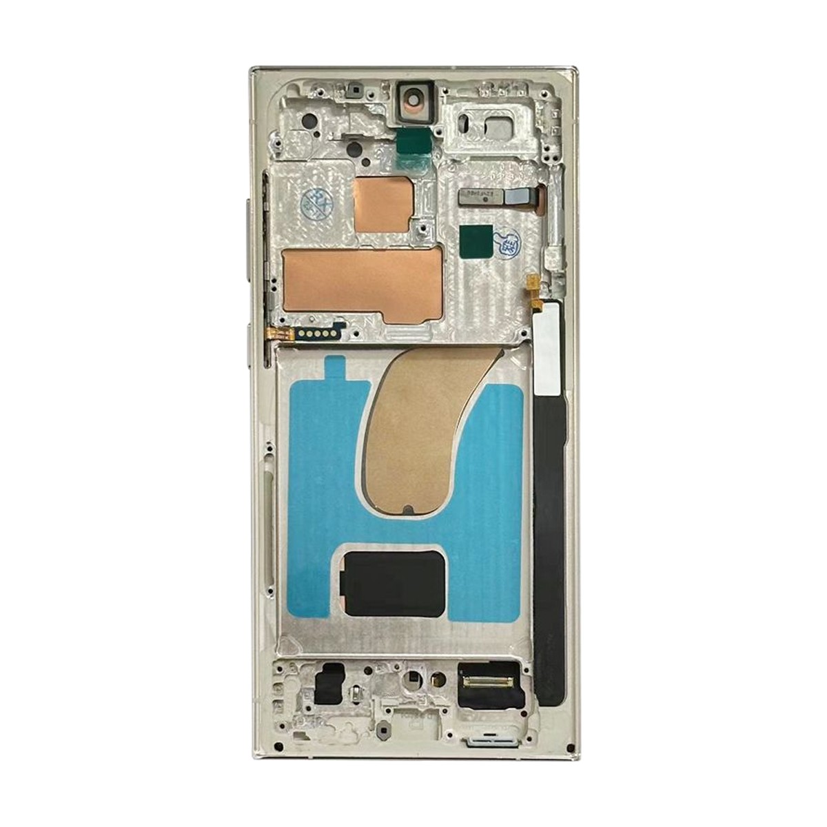 Pantalla 120Hz Soft OLED con táctil + marco Aftermarket para Galaxy S23 Ultra 5G (S918), Cream — imagen 3