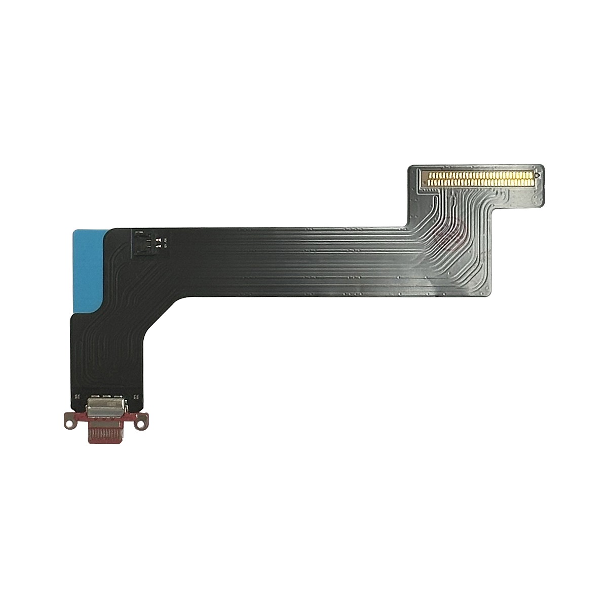Flex de puerto de carga dock Aftermarket para iPad 10th Generation, Requiere soldadura, 2022 / WiFi Version / Pink