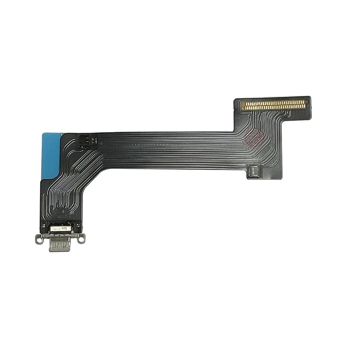 Flex de puerto de carga dock Aftermarket para iPad 10th Generation, Requiere soldadura, 2022 / 4G Version / Silver