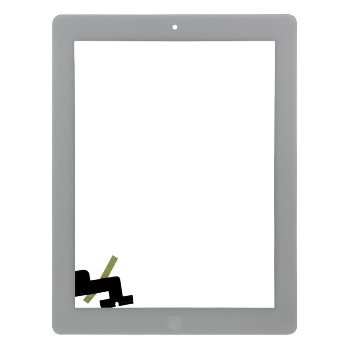 Cristal táctil con digitalizador y botón de inicio Aftermarket para iPad 2, White — imagen 2