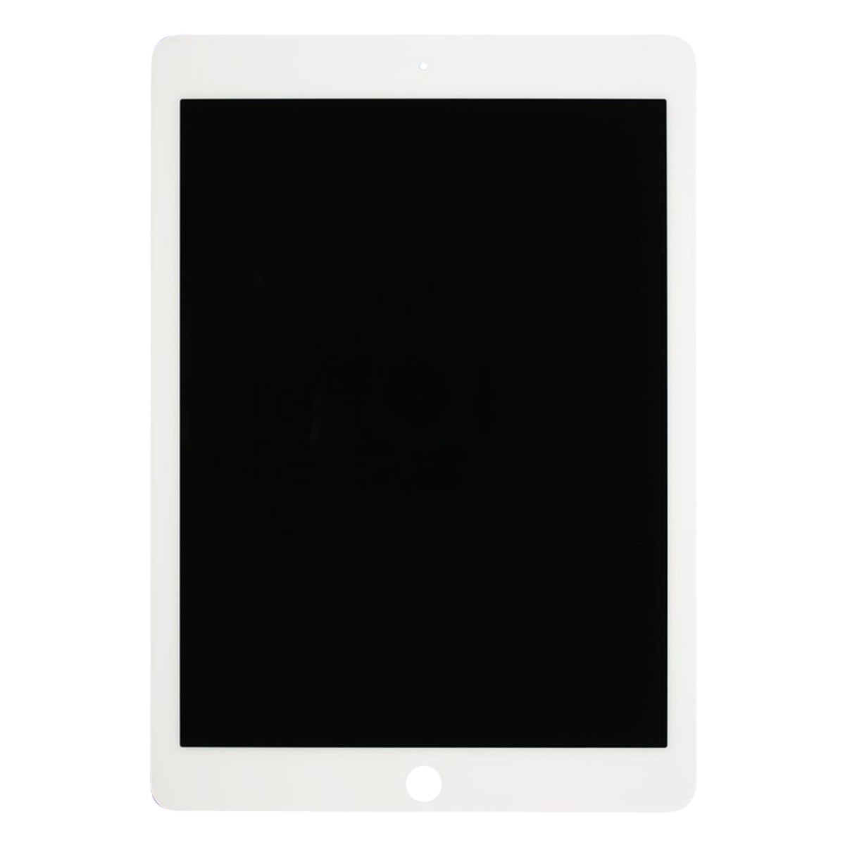 Conjunto completo de pantalla LCD con cristal táctil y flex de reposo / despertar preinstalado Aftermarket para iPad Air 2, White — imagen 2