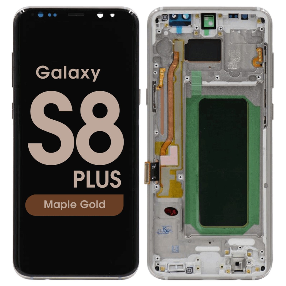 Pantalla OLED con táctil + marco Aftermarket para Galaxy S8 Plus (G955), Maple Gold