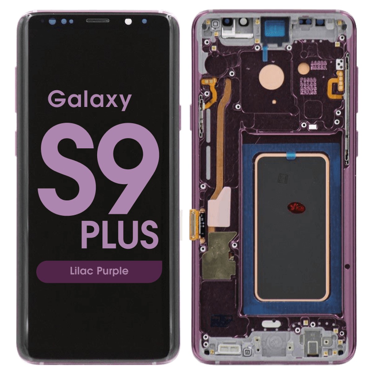 Pantalla OLED con táctil + marco Aftermarket para Galaxy S9 Plus (G965), Lilac Purple