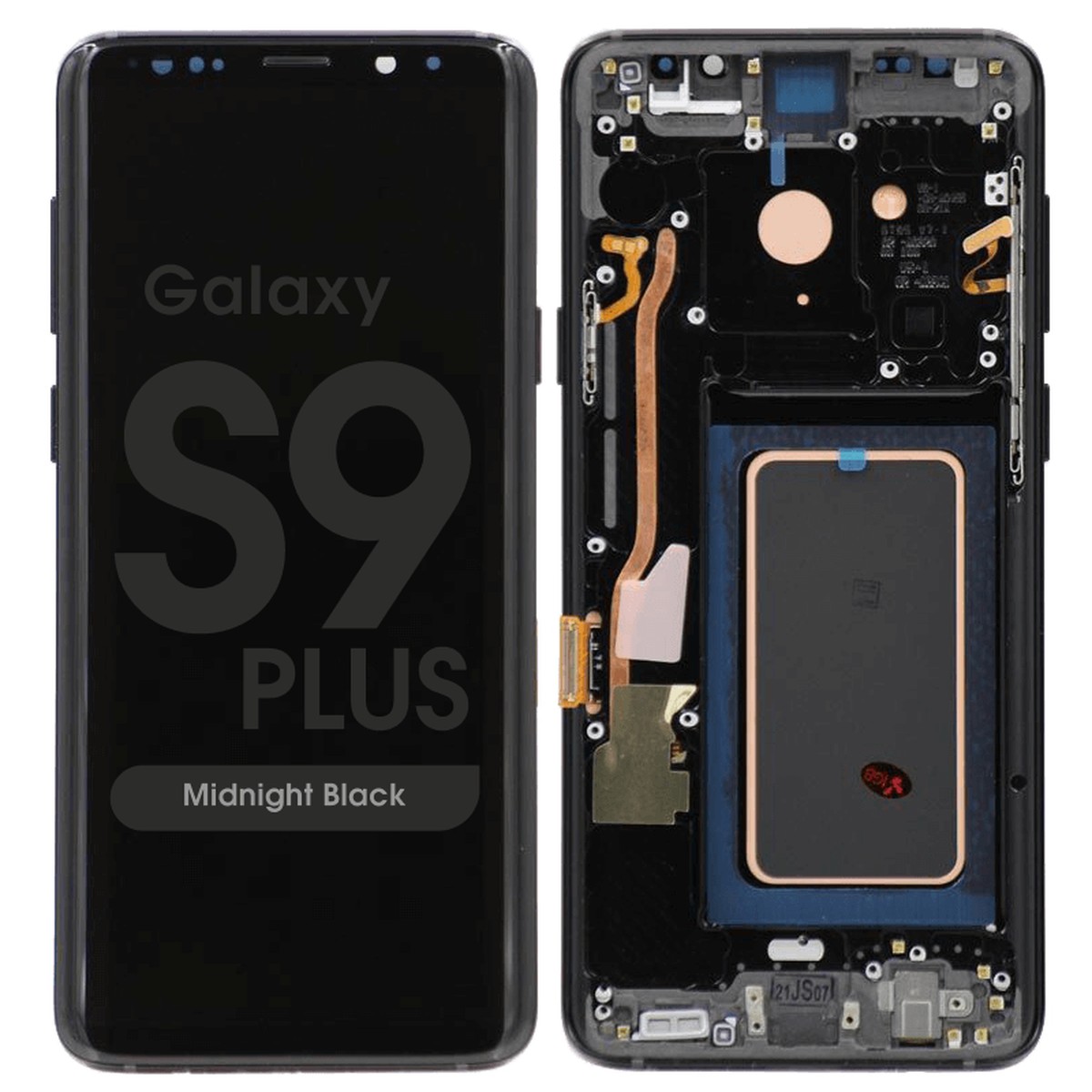 Pantalla OLED con táctil + marco Aftermarket para Galaxy S9 Plus (G965), Midnight Black