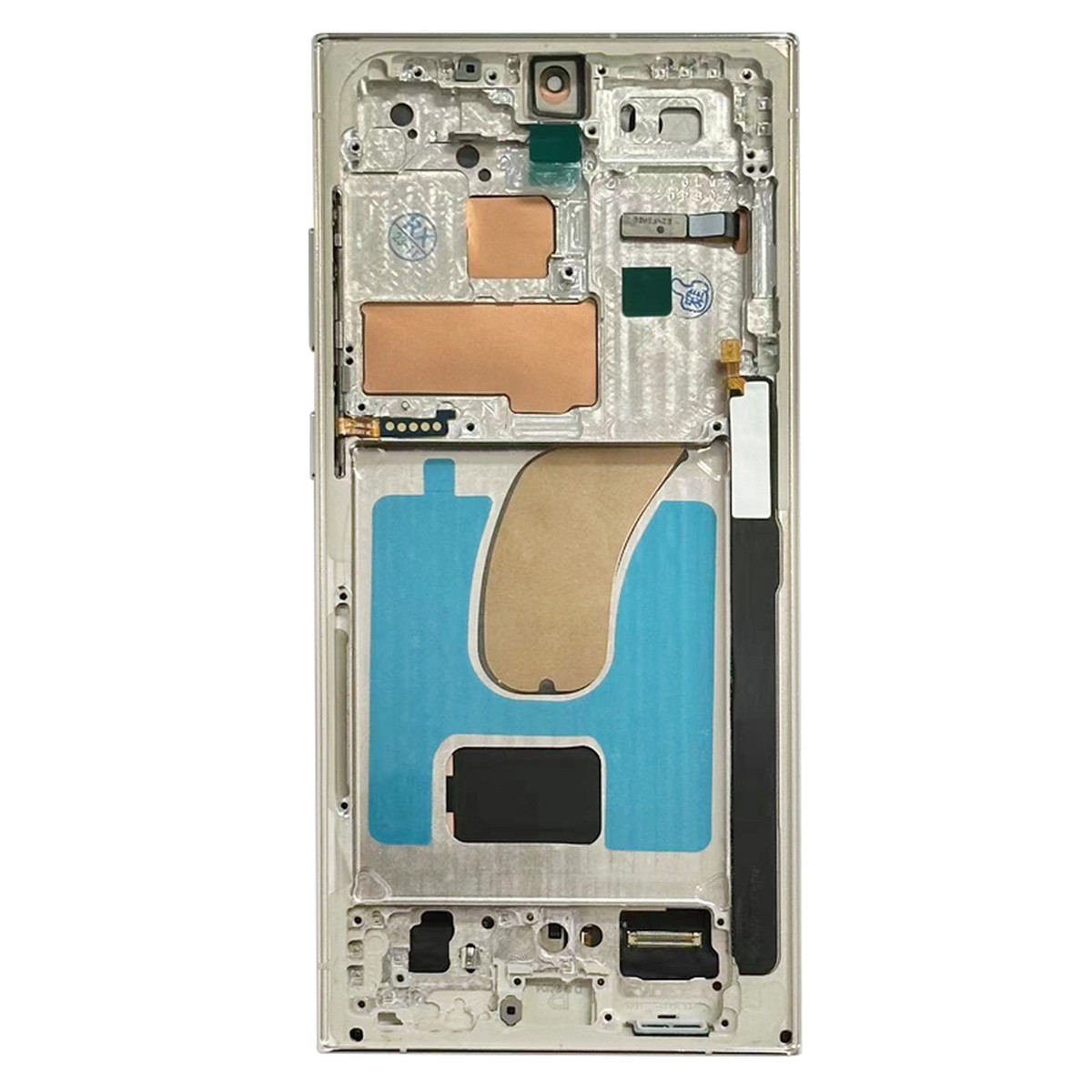 Pantalla Soft OLED con táctil + marco Aftermarket para Galaxy S23 Ultra 5G (S918), Cream — imagen 3