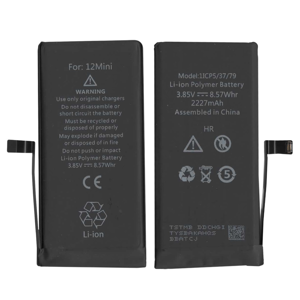 Batería de repuesto Premium con adhesivo para iPhone 12 Mini