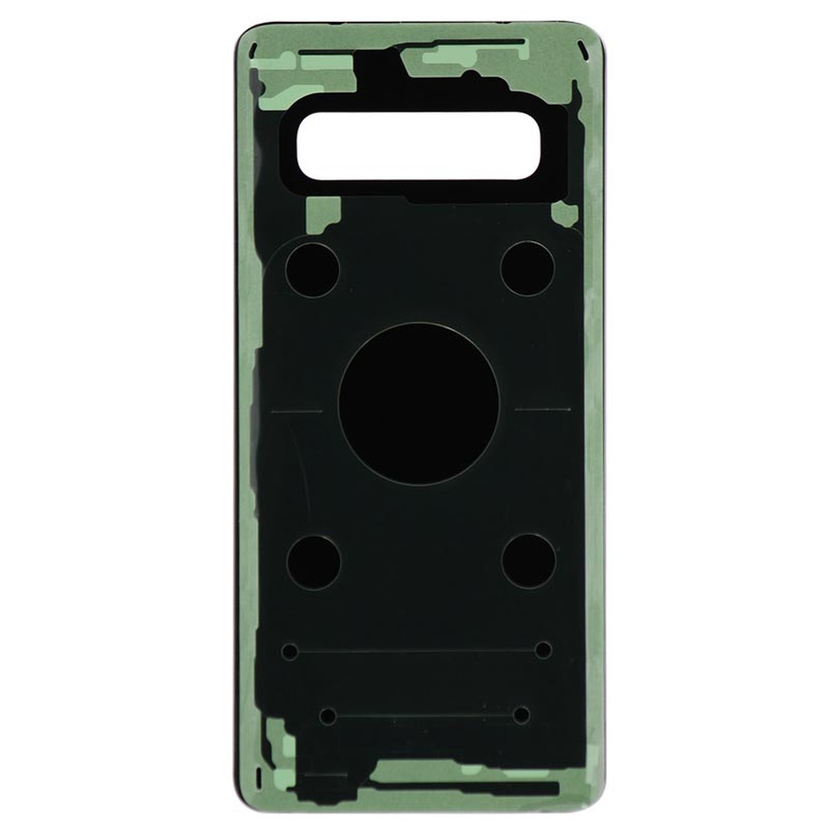 Carcasa trasera con adhesivo y lente de cámara para Galaxy S10 (G973), Prism Black — imagen 2