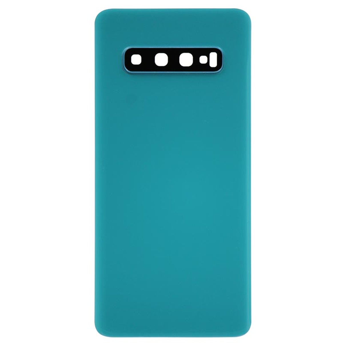 Carcasa trasera con adhesivo y lente de cámara para Galaxy S10 (G973), Prism Green