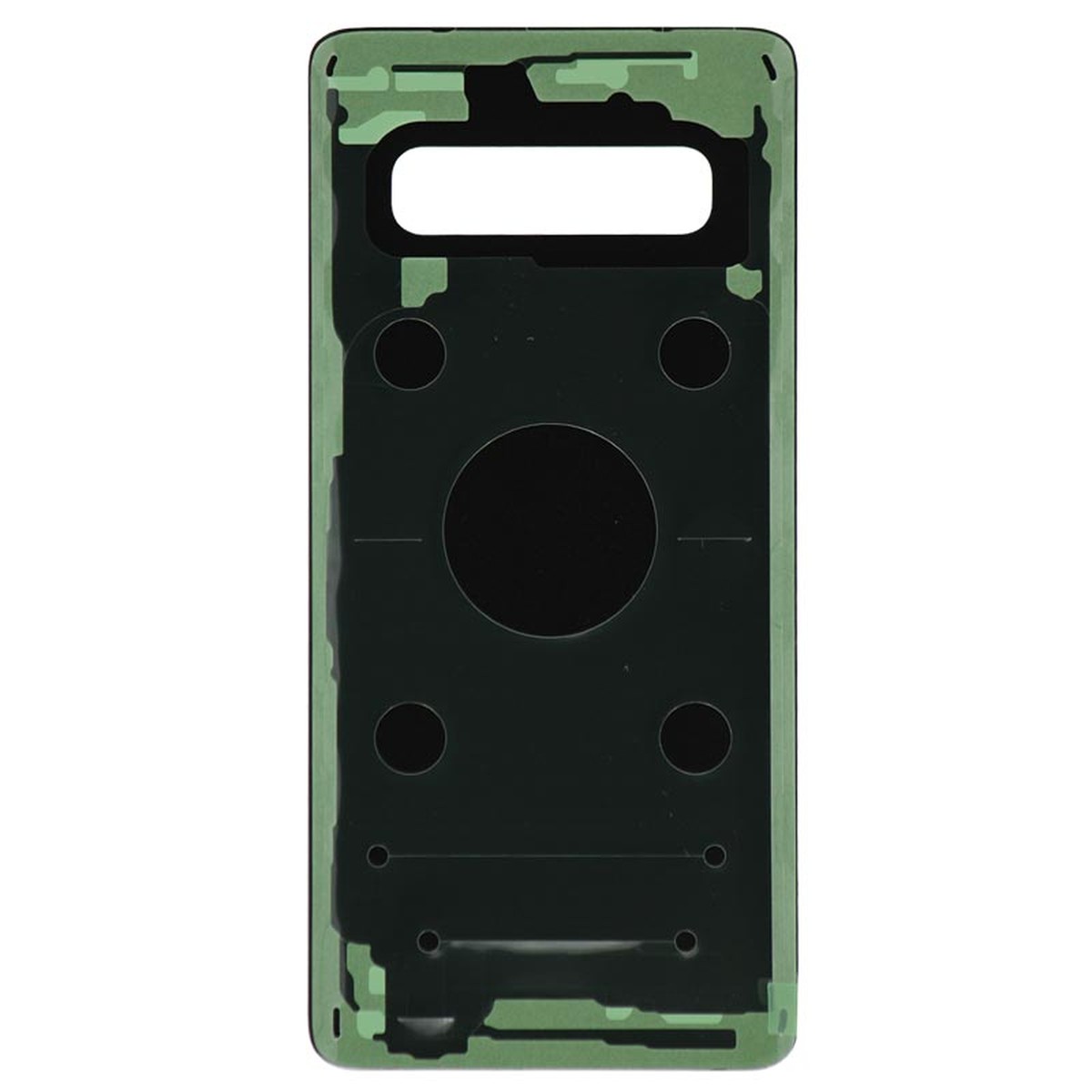 Carcasa trasera con adhesivo y lente de cámara para Galaxy S10 (G973), Prism White — imagen 2