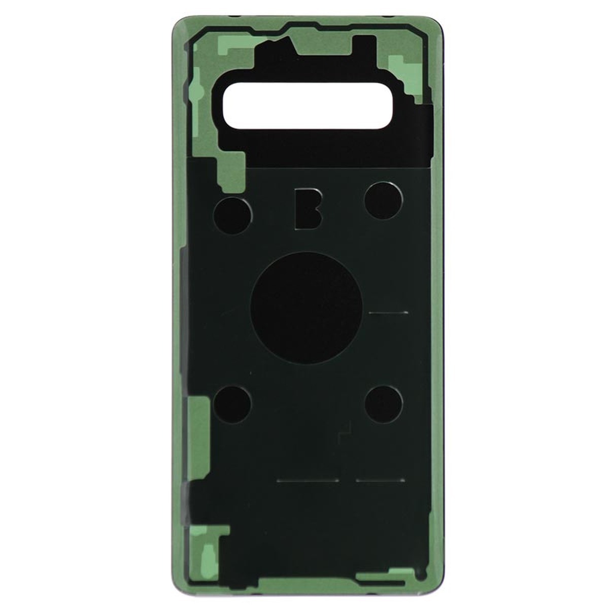 Carcasa trasera con adhesivo y lente de cámara para Galaxy S10 Plus (G975), Prism White — imagen 2