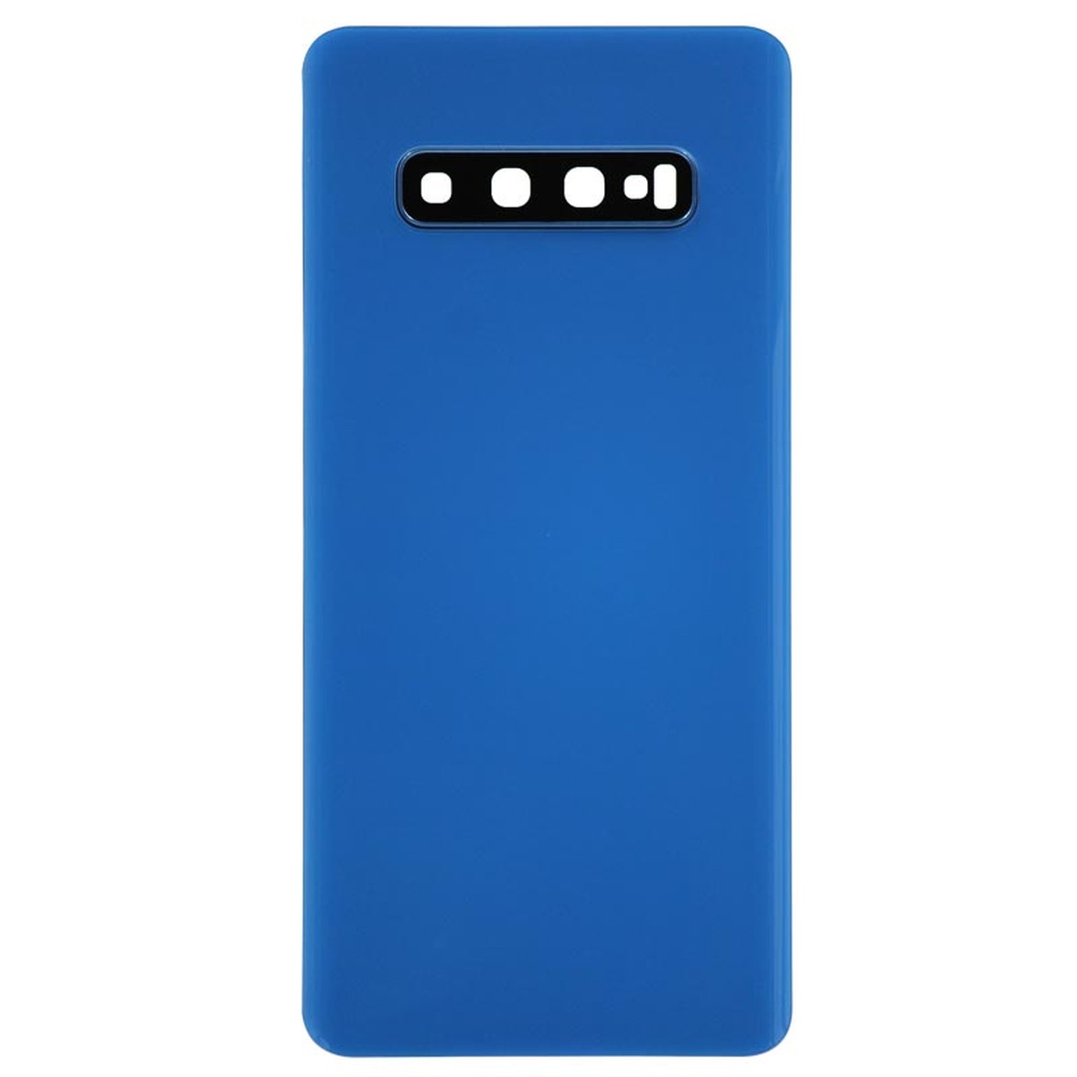 Carcasa trasera con adhesivo y lente de cámara para Galaxy S10 Plus (G975), Prism Blue