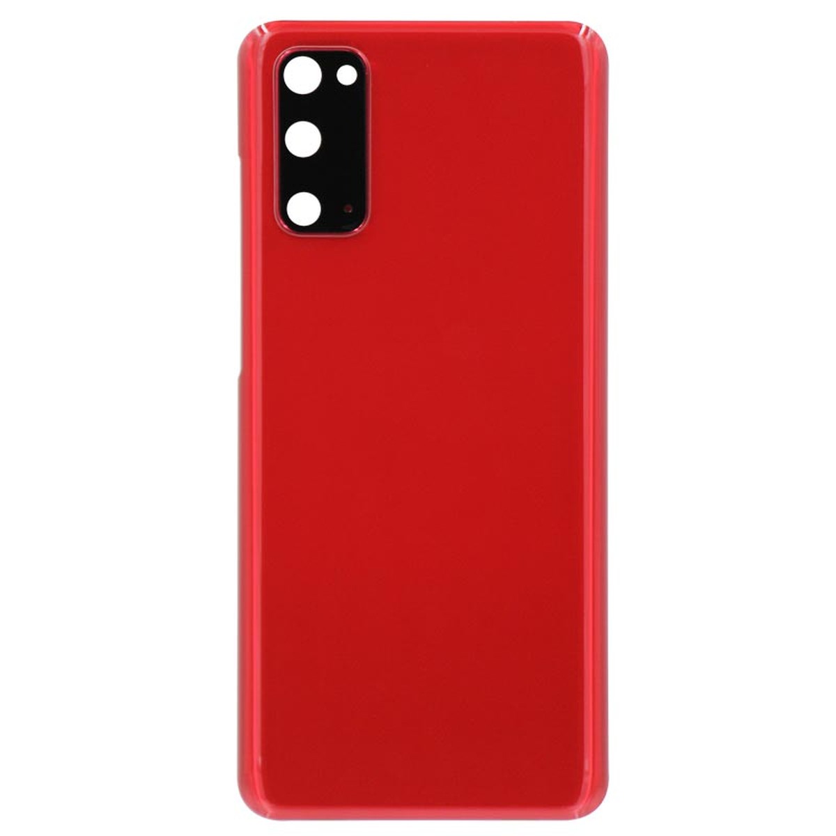 Carcasa trasera con adhesivo y lente de cámara para Galaxy S20 (G980), Aura Red