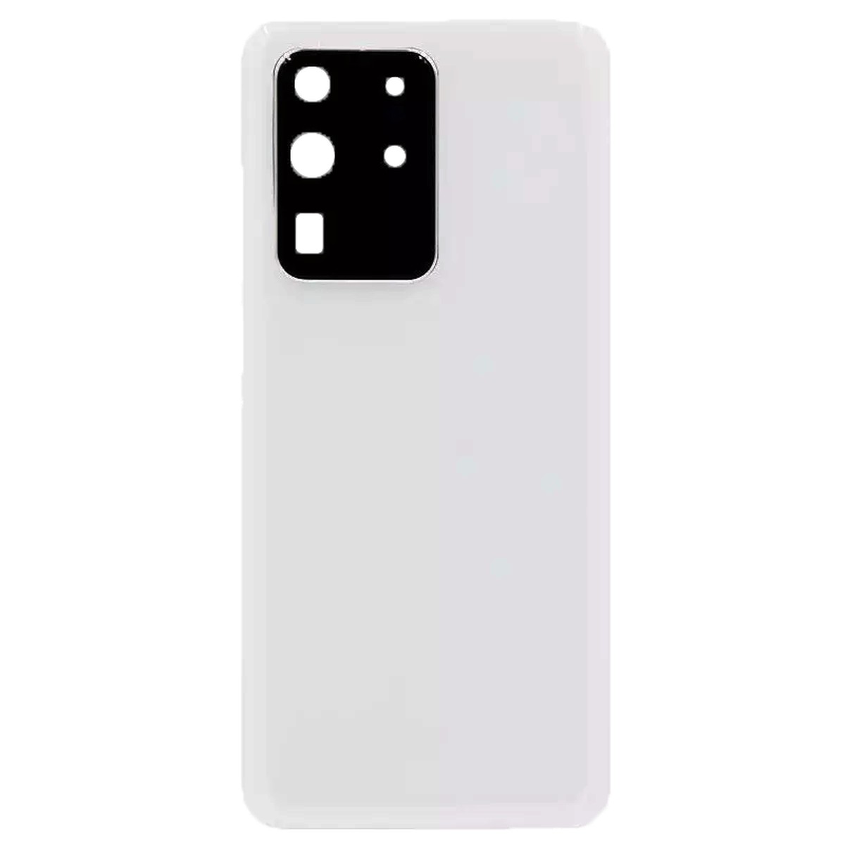 Carcasa trasera con adhesivo y lente de cámara para Galaxy S20 Ultra (G988), Cloud White