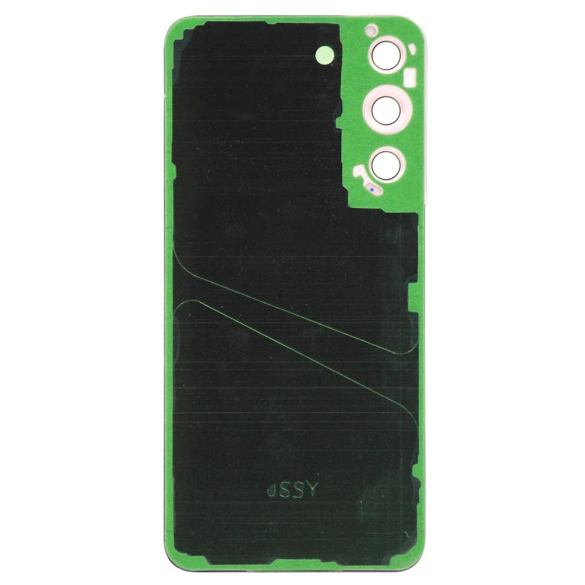 Carcasa trasera con adhesivo y lente de cámara para Galaxy S22 5G (S901), Pink Gold — imagen 2