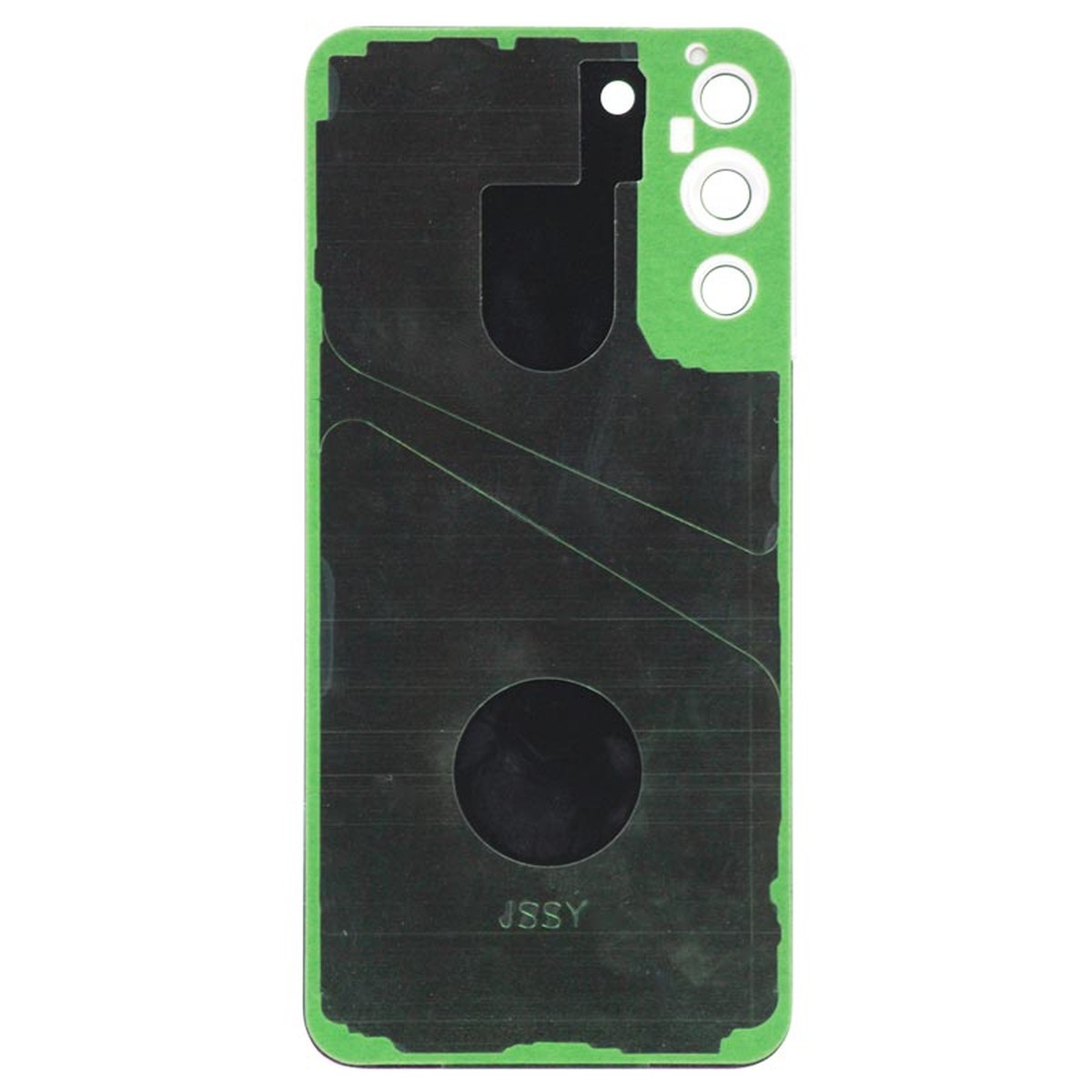 Carcasa trasera con adhesivo y lente de cámara para Galaxy S22 Plus 5G (S906), Phantom White — imagen 2