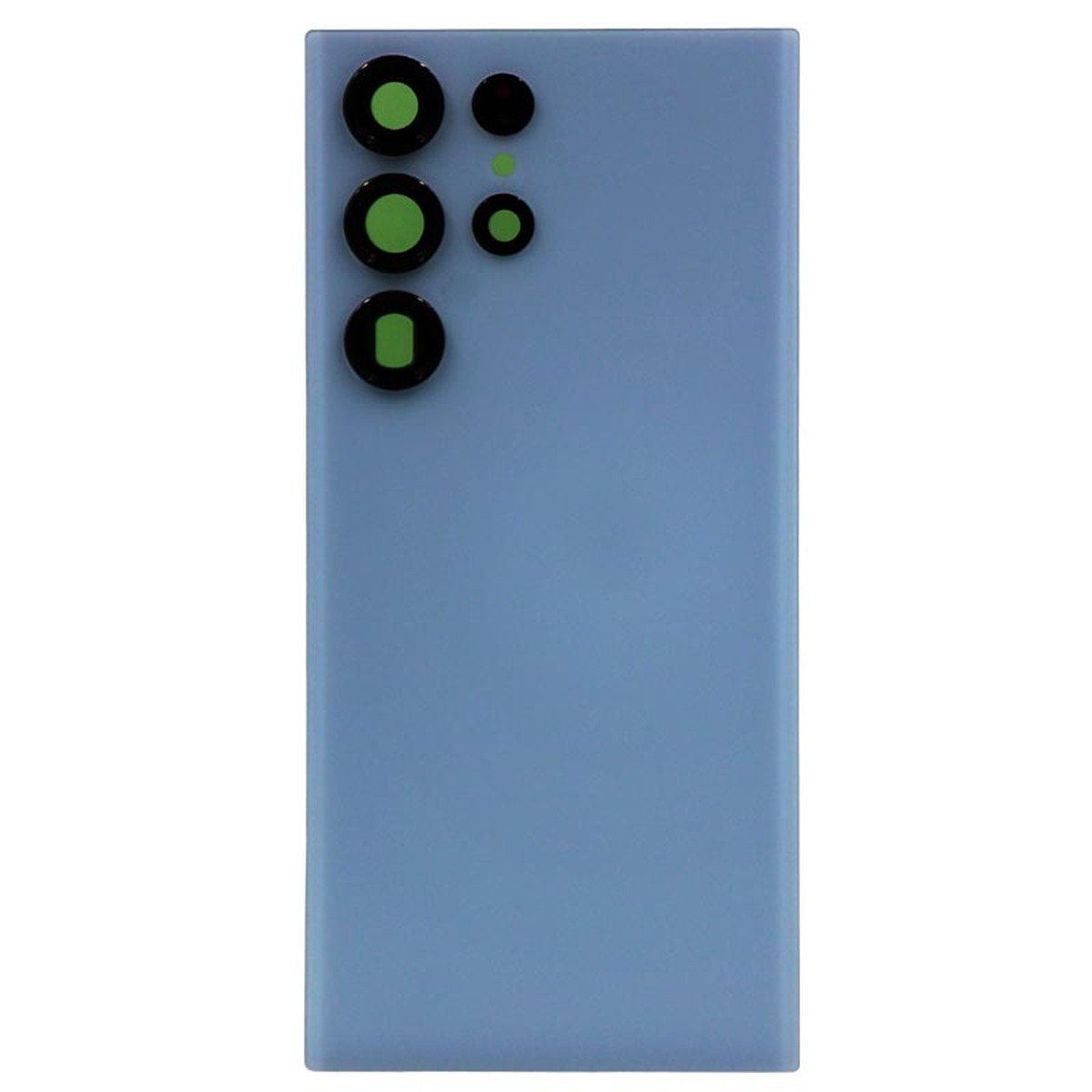 Carcasa trasera con adhesivo y lente de cámara para Galaxy S23 Ultra 5G (S918), Sky Blue
