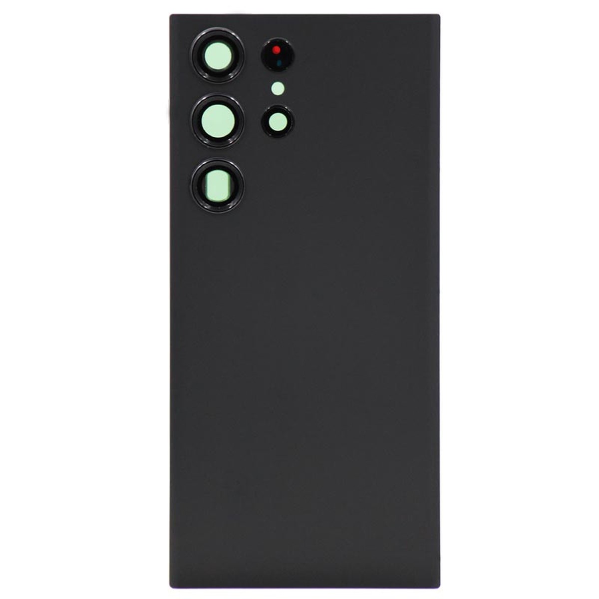 Carcasa trasera con adhesivo y lente de cámara para Galaxy S23 Ultra 5G (S918), Phantom Black