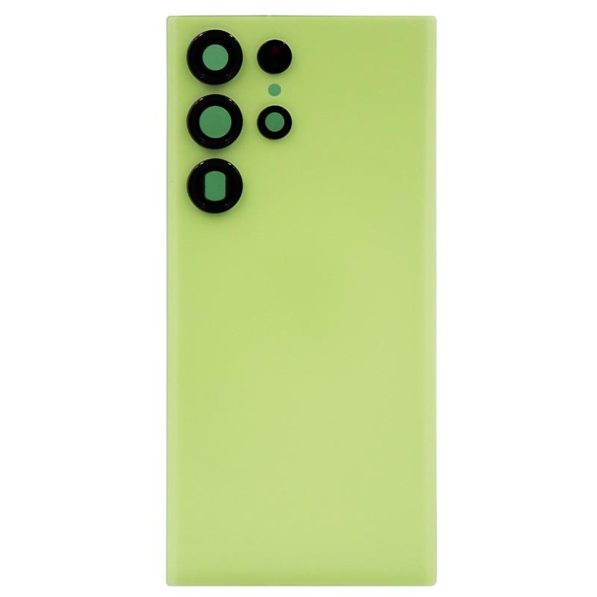 Carcasa trasera con adhesivo y lente de cámara para Galaxy S23 Ultra 5G (S918), Lime