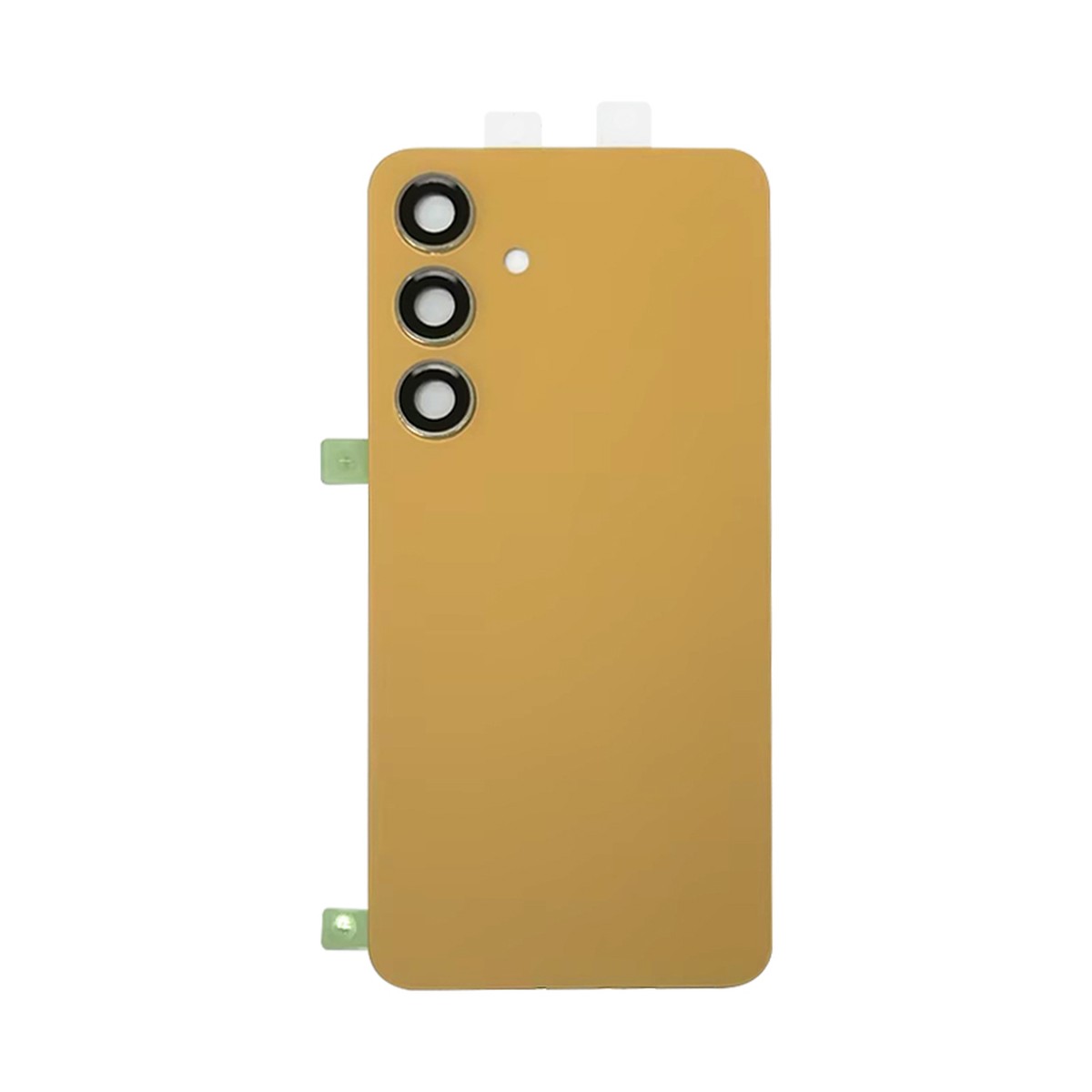 Carcasa trasera con adhesivo y lente de cámara para Galaxy S24 5G (S921), Sandstone Orange