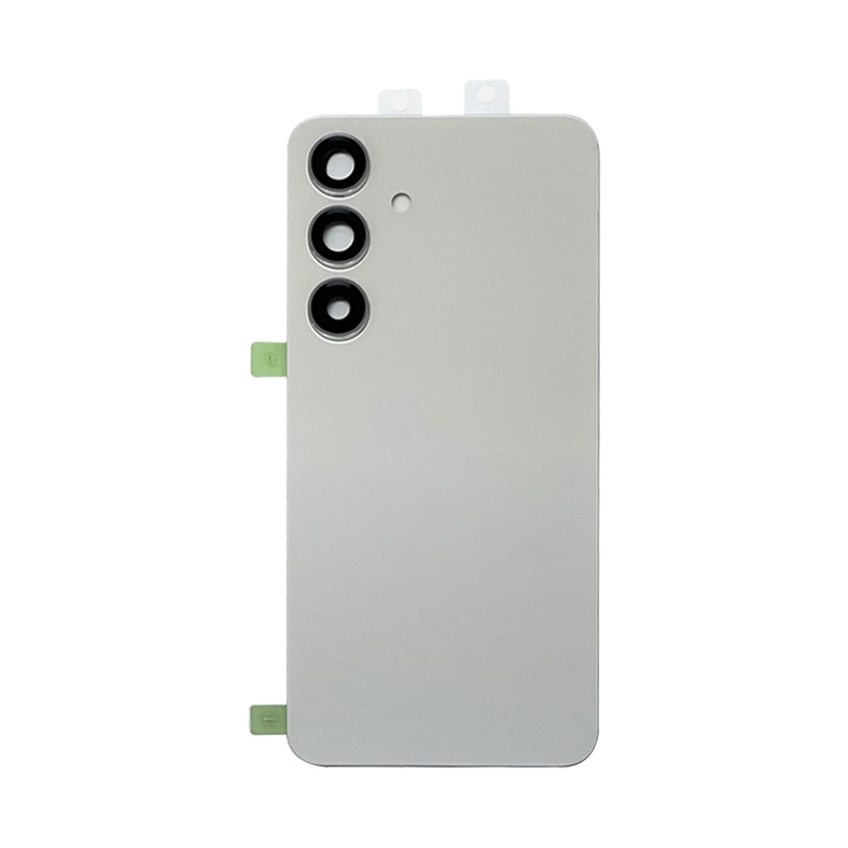 Carcasa trasera con adhesivo y lente de cámara para Galaxy S24 5G (S921), Marble Gray