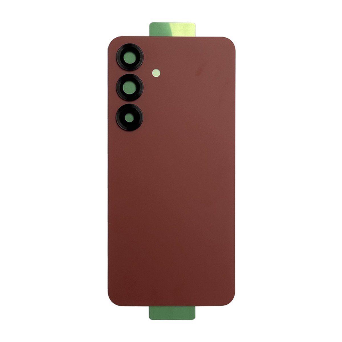 Carcasa trasera con adhesivo y lente de cámara para Galaxy S25 5G (S931), Coral Red