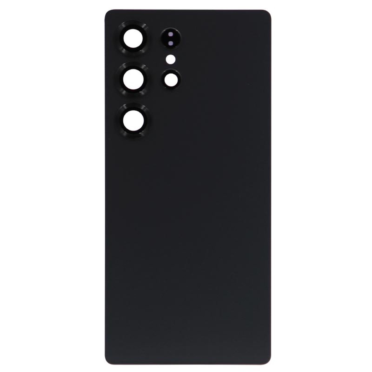 Carcasa trasera con adhesivo y lente de cámara para Galaxy S25 Ultra 5G (S938), Titanium Jet Black