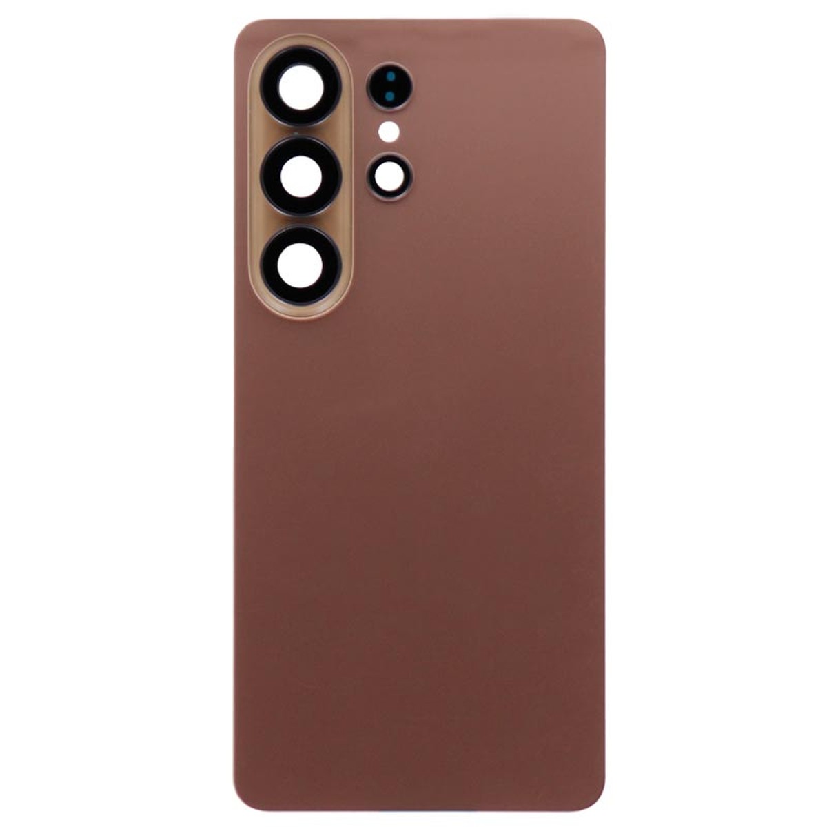 Carcasa trasera con adhesivo y lente de cámara para Galaxy S26 Ultra 5G (S948), Pink Gold
