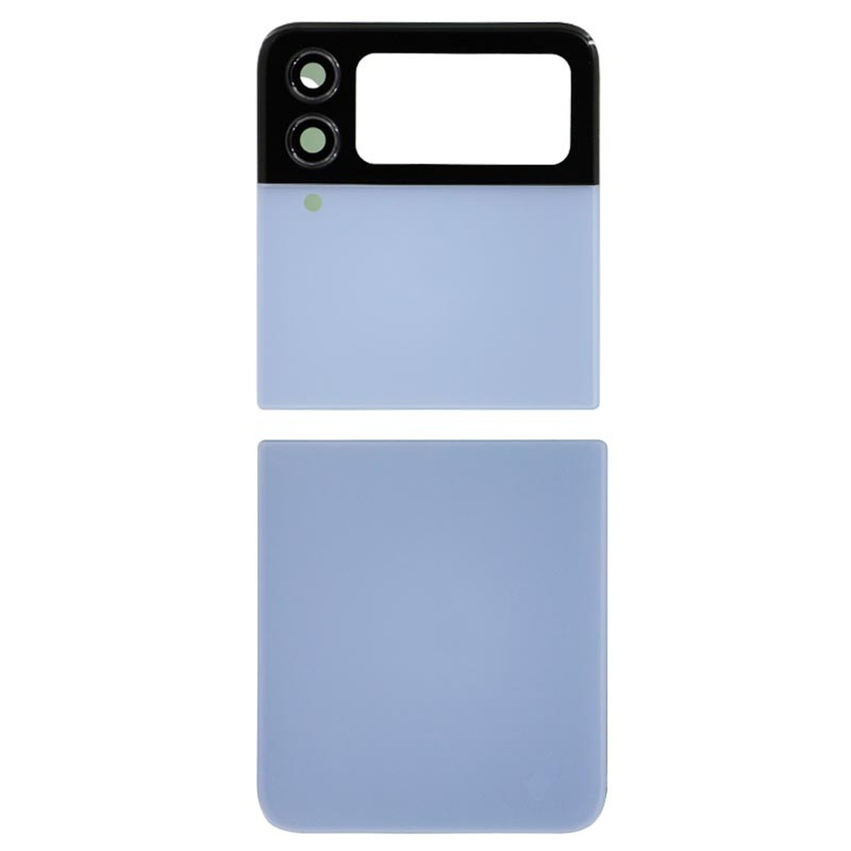 Carcasa trasera con adhesivo y lente de cámara para Galaxy Z Flip 4 (F721), Blue