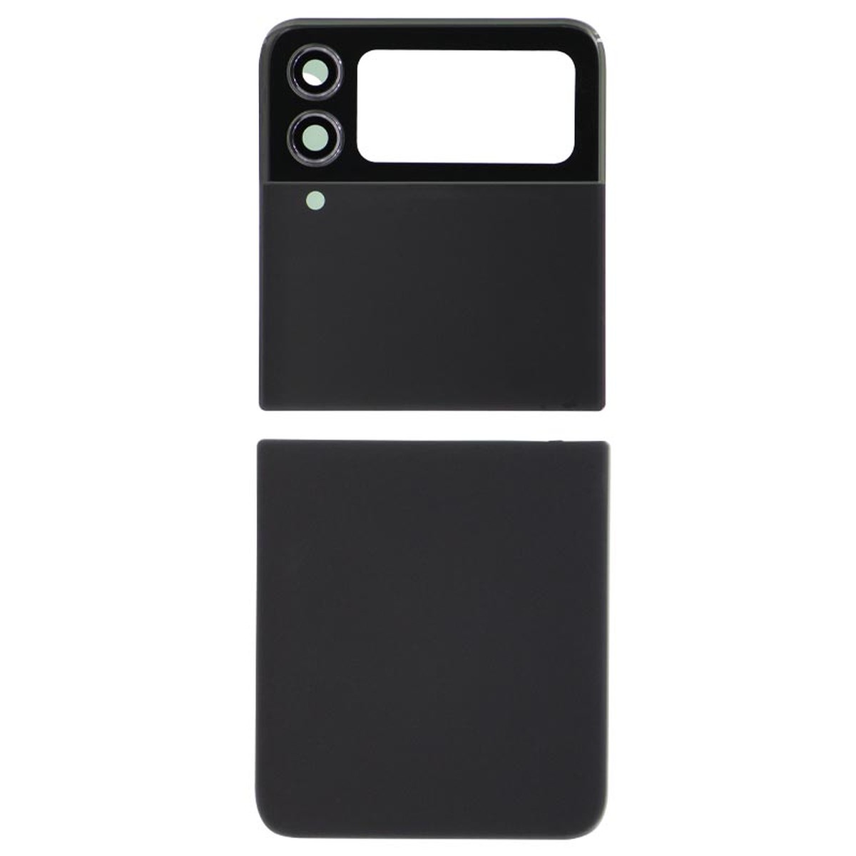 Carcasa trasera con adhesivo y lente de cámara para Galaxy Z Flip 4 (F721), Graphite — imagen 2