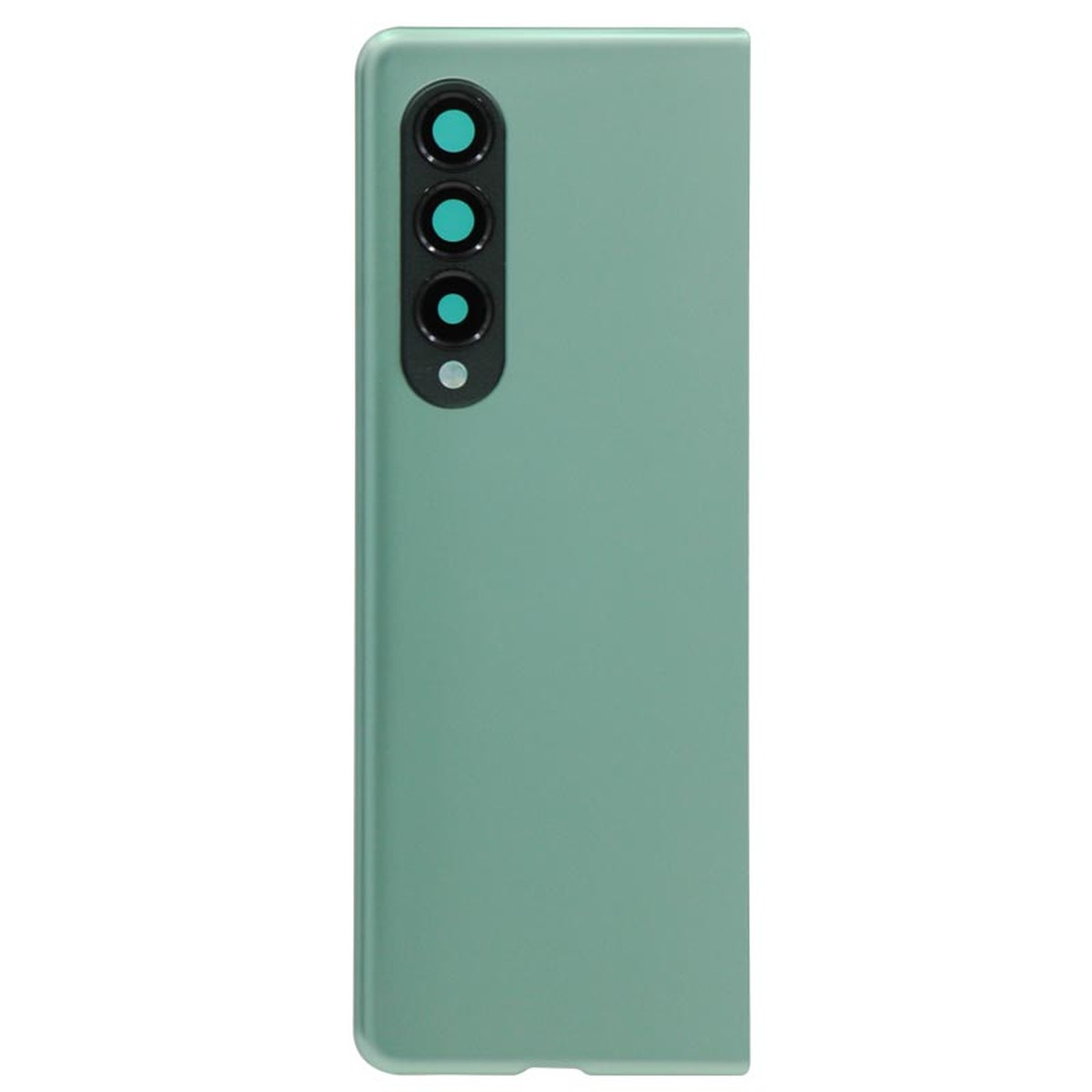 Carcasa trasera con adhesivo y lente de cámara para Galaxy Z Fold 3 5G (F926), Phantom Green