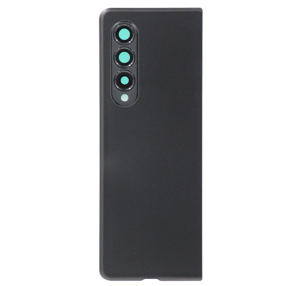Carcasa trasera con adhesivo y lente de cámara para Galaxy Z Fold 3 5G (F926), Phantom Black