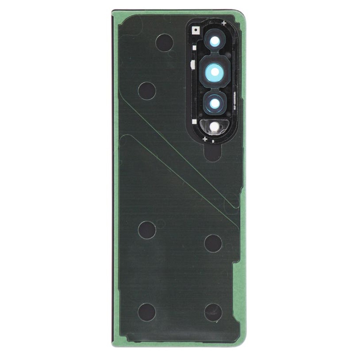 Carcasa trasera con adhesivo y lente de cámara para Galaxy Z Fold 4 (F936U), Phantom Black — imagen 2