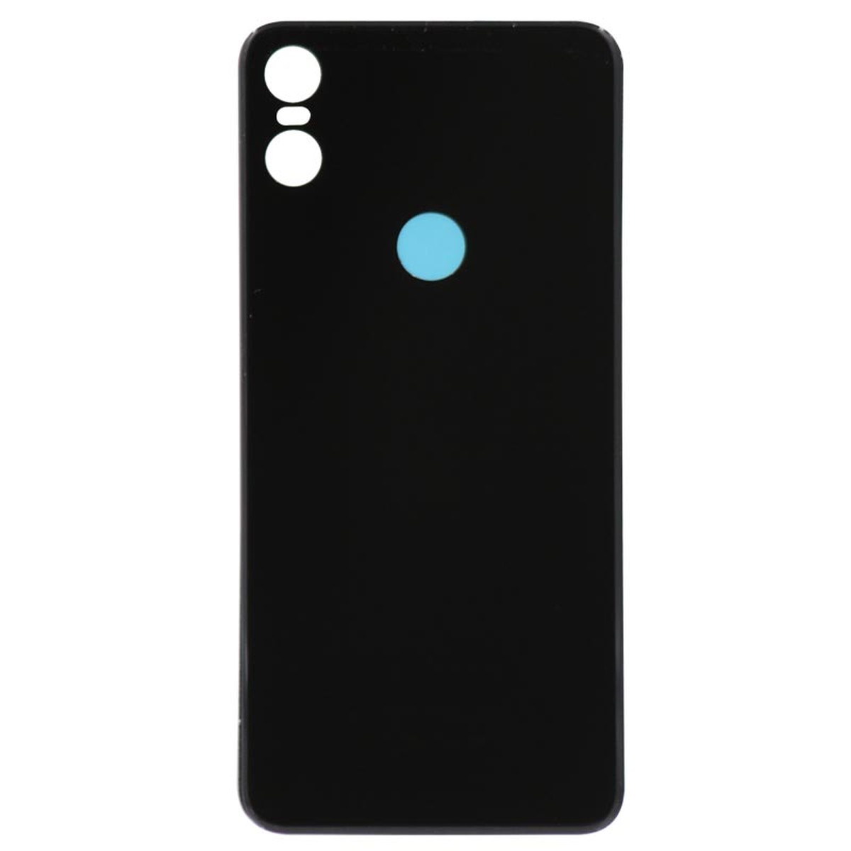 Tapa trasera con adhesivo preinstalado para Moto One / P30 Play, Black