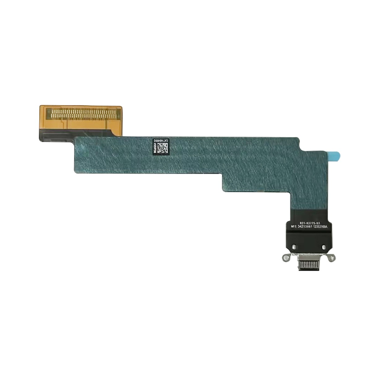 Flex de puerto de carga dock para iPad Air 5, Requiere soldadura, WiFi Version / Space Gray — imagen 2