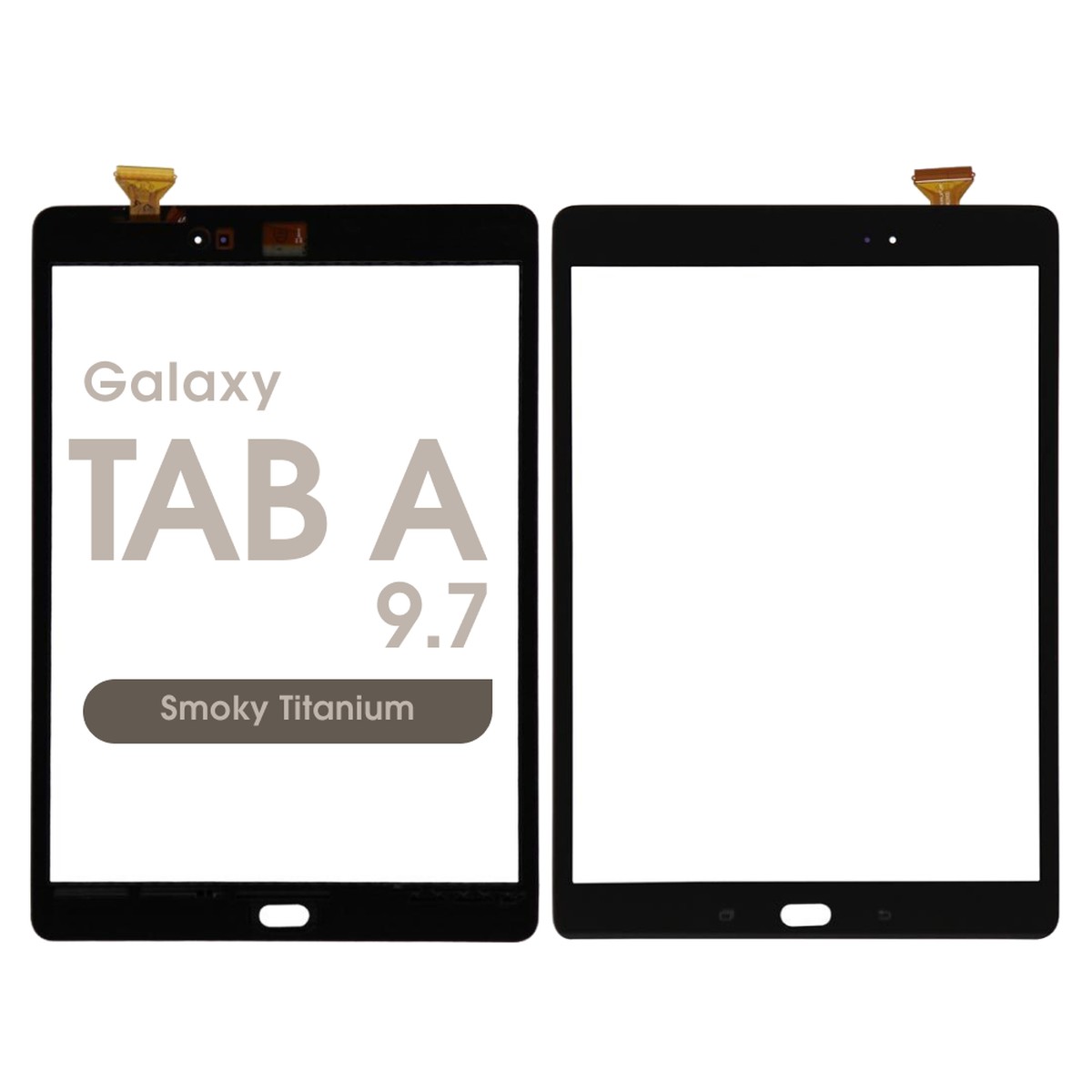 Cristal táctil con digitalizador para Galaxy Tab A 9.7 (T550), Smoky Titanium
