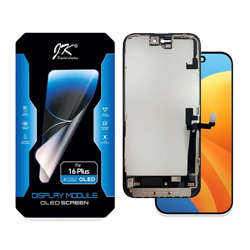 Pantalla Hard OLED JK de repuesto para iPhone 16 Plus
