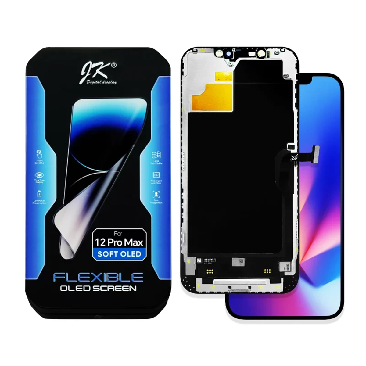 Pantalla Soft OLED JK de repuesto para iPhone 12 Pro Max — imagen 5
