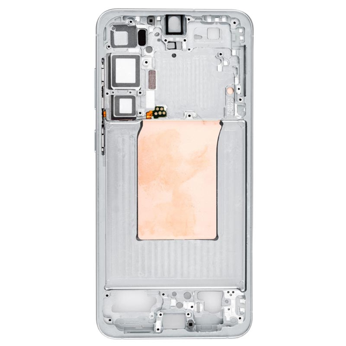 Chasis de marco intermedio para Galaxy S25 Plus 5G (S936), Versión US / Internacional, Silver Shadow