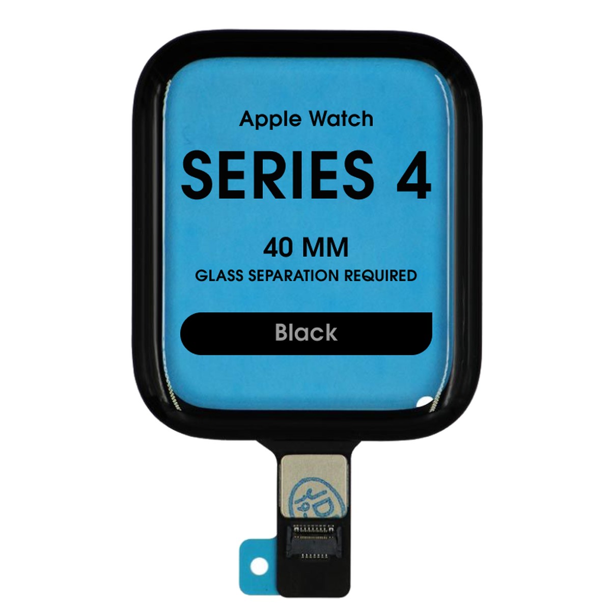 Panel táctil (digitizer) OCA Master para Apple Watch Series 4, 40 mm / Glass Separation Required