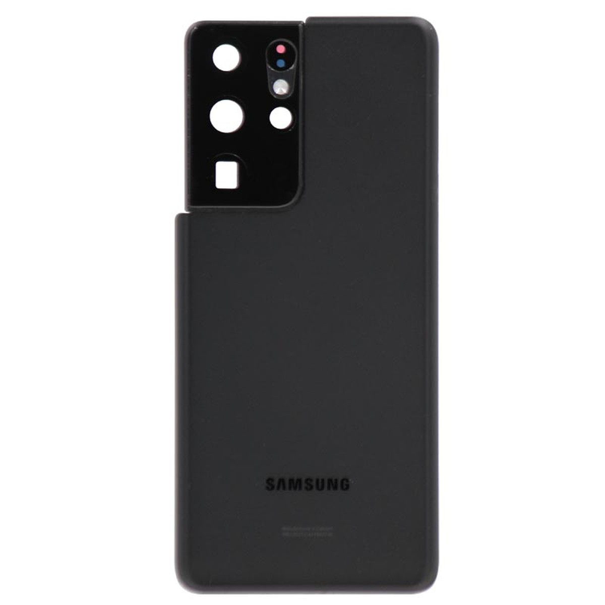 Carcasa trasera con lente de cámara OEM Pull para Galaxy S21 Ultra 5G (G998), Phantom Black