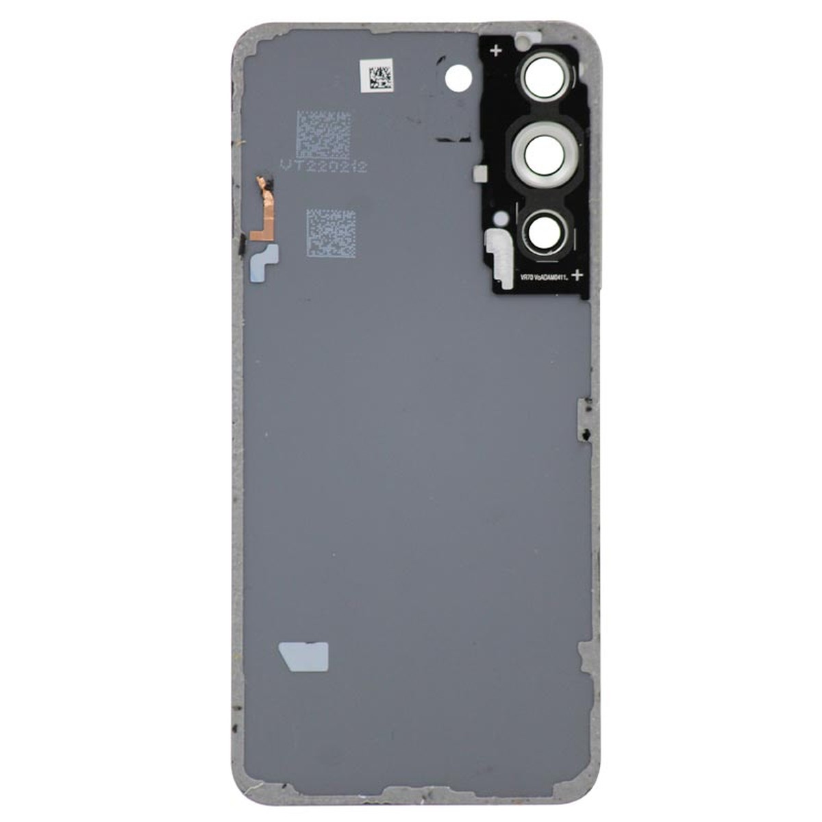 Carcasa trasera con lente de cámara OEM Pull para Galaxy S22 5G (S901), White — imagen 2